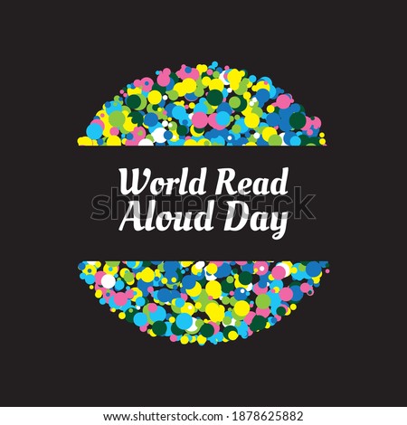 Vector illustration on the theme of World Read Aloud Day