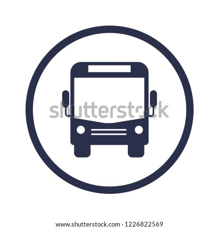 Bus Flat icon logo transportation