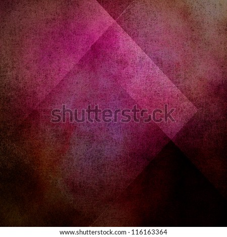 abstract pink background design, red pink paper art layout with vintage grunge background texture, luxury old distressed background shape decoration of diamond block layers and black border color edge