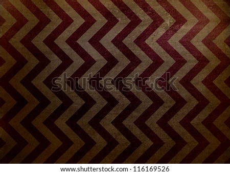 abstract chevron background zigzag pattern, zig zag stripe lines in brown red background on vintage grunge background texture canvas in old worn antique abstract background illustration for web design