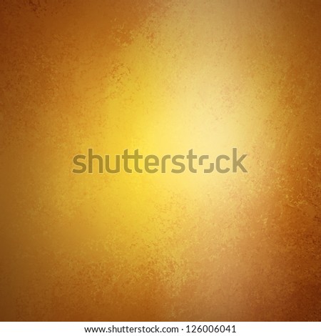 abstract gold background brown warm tone, luxury smooth background texture design with white spotlight for glossy shiny blurred light image, rich luxury yellow background, vintage grunge texture art