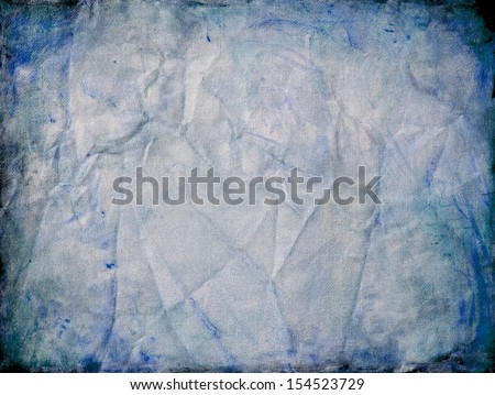 blank old paper vintage background blue texture for rustic country western or ancient manuscript with creased and cracked grunge edge illustration