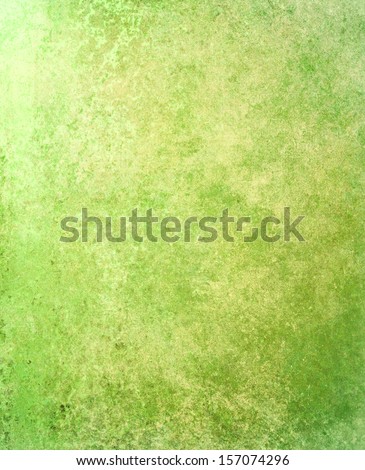 abstract green background faded yellow gold stain colors with sponge vintage grunge background texture, distressed rough smeary paint on wall, art canvas or board for brochure ad or website template