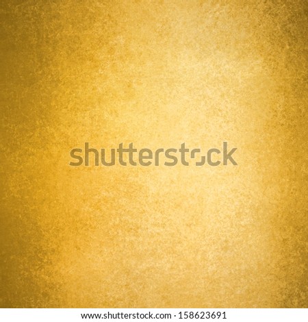 abstract gold background warm yellow color tone, vintage background texture faint grunge sponge design border, yellow paper