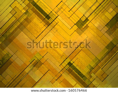 abstract gold background yellow gray color squares layered in geometric contemporary background, modern art design for web background or business report or presentation background with texture