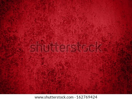 abstract red background with rough distressed aged texture, grunge red Christmas color background for vintage style cards or web backgrounds, red brochure backdrop for ads or other graphic art images