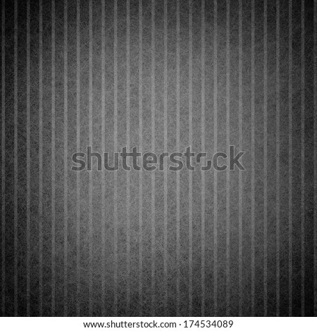 abstract black background or gray design pattern of vertical lines on faint vintage pattern of vintage grunge background texture on black border or monochrome card brochure or web template background