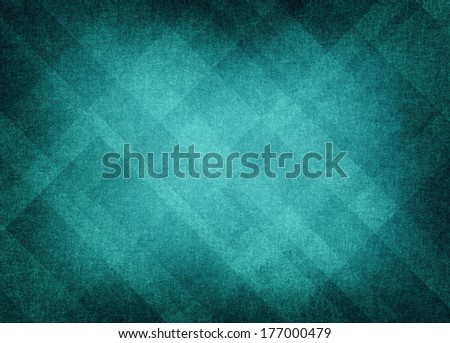 light blue background abstract design, retro grunge background texture Easter layout of diamond element pattern and bright center, sky blue or green blue teal color, background template design website