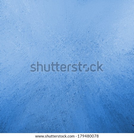 distressed blue background with black vintage grunge background texture on border, smeared blue painted wall for presentation background, blue website or ad backdrop, dirty stained surface texture