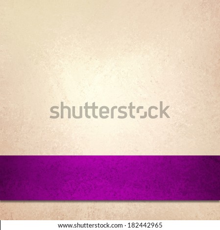 abstract white background and purple ribbon stripe, blank beautiful ivory off-white background color, fancy elegant pale gold background paper, vintage background texture, luxurious purple pink ribbon