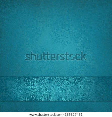 blue background with darker blue vintage ribbon on bottom border