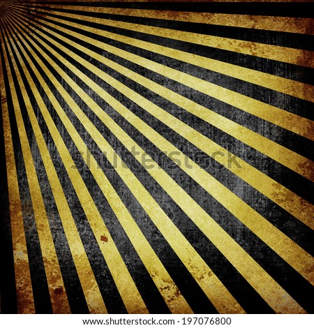 black gold background retro striped layout in old faded vintage colors, abstract sunburst background pattern texture, vintage grunge background, sun ray or beam design