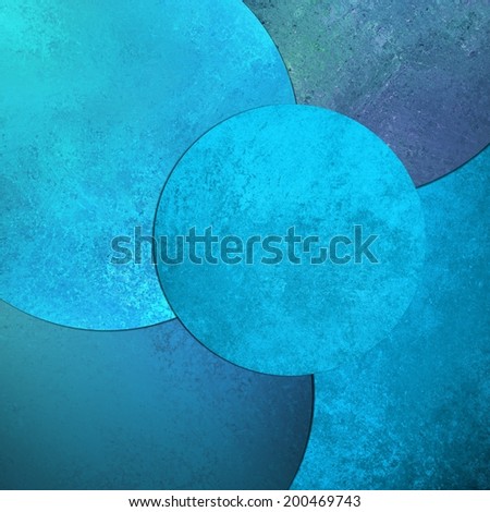abstract blue background, layers of blue circle shapes in random artistic pattern composition, blue floating balls design
