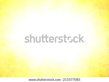 bright yellow background border with white background center