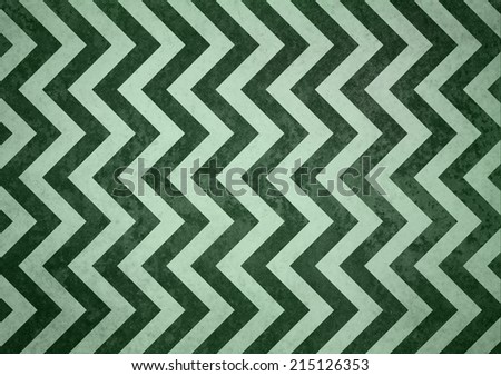 retro zigzag or chevron patterned background in green colors
