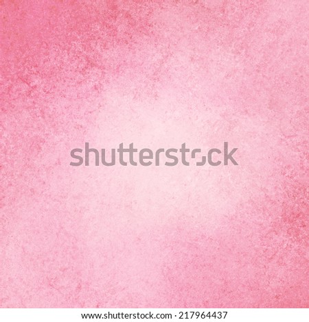 abstract pink background design, border has dark pink color edges of rough distressed vintage grunge texture, pale soft opaque white center