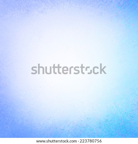 bright light blue background texture paper, faint rustic grunge border paint design in faded purple blue