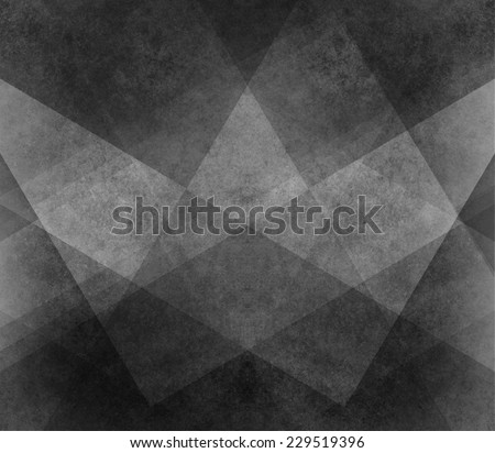 abstract black background white pattern of stripes, triangles, rectangles, squares, and blocks in diagonal lines with vintage monochrome texture
