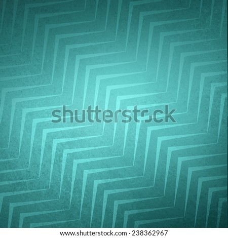 abstract teal blue green background with zig zag or chevron striped diagonal pattern design, graphic art design image