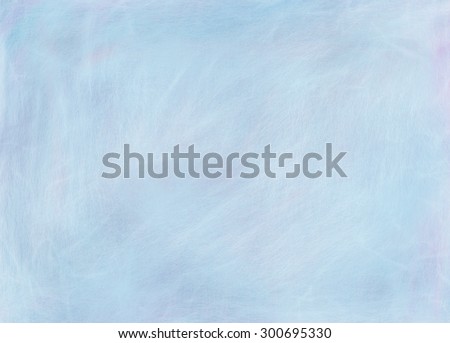 sky blue paper background in soft powder blue pastel color, old distressed vintage blue background with faded white color overlay of fine scratched brush strokes and vintage grunge texture