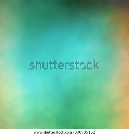 blurred teal blue background with gold grunge border