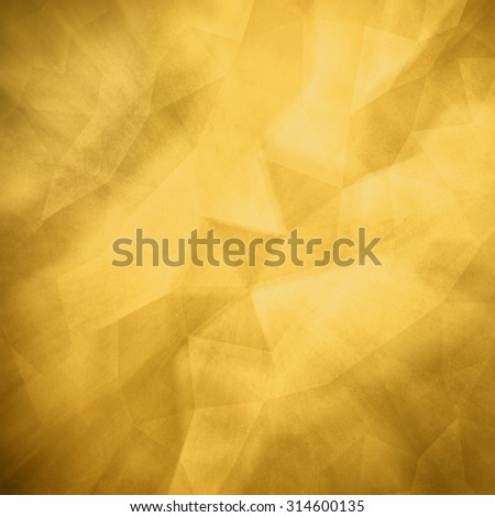 gold background. blurred low poly yellow background. Triangle shapes in mosaic pattern of diamond facets with slight zoom blur effect, geometric triangular style background design texture