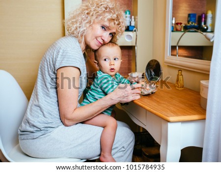 Similar – Image, Stock Photo Affection even after 60 years together