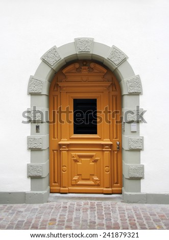European architecture - house door