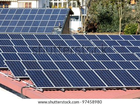 Solar installation on roofs