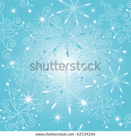 Blue and white snowflake pattern | Stock Photo &#169; Ronald Hudson