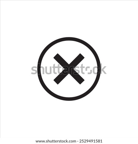 Close icon symbol vector illustration