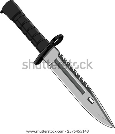 Rambo Survival Knife war Illustration