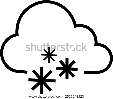 Cloud logo and sign icon in trendy line style. Meteorological vector, illustration for web and app design. Weather symbol isolated on transparent background with editable stroke.