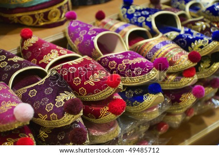 Turkey, Istanbul, Grand Bazaar (Kapalicarsi), Handmade Turkish Shoes ...