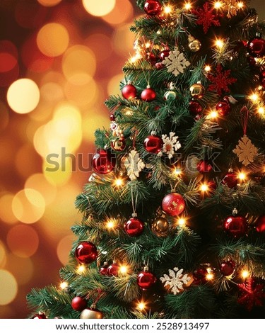 Similar – Image, Stock Photo christmas tree, defocused