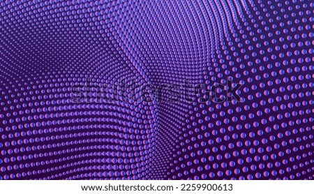 Abstract science or technology background with heap of tiny spheres. Backdrop with huge massive of small beads. 3D illustration for brochure, poster, presentation, flyer or banner.