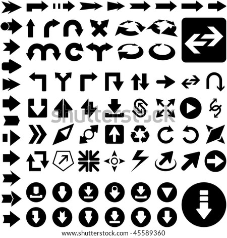 A vector set of useful arrows. Great collection.
