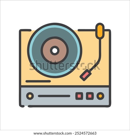 record player Icon on Audio Device