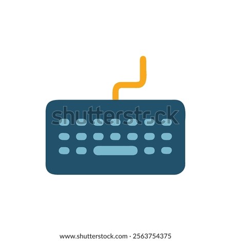 Keyboard for Computer Input Icon Design