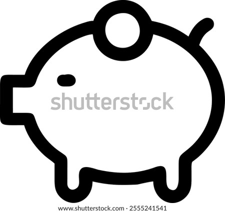 Explore a versatile collection of piggy bank icons, featuring line art, silhouettes, logo designs, and clipart. Perfect for use on microstock platforms like Shutterstock