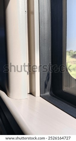 Similar – Image, Stock Photo Old style bathroom corner with ceramic tiles.