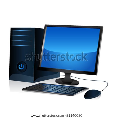 Computer Vector - 51140050 : Shutterstock