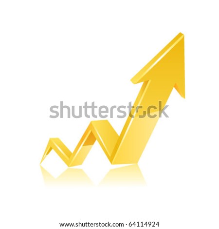 Gold Arrow. Vector - 64114924 : Shutterstock