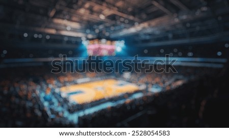 Similar – Image, Stock Photo Basketball court and the yellow lines