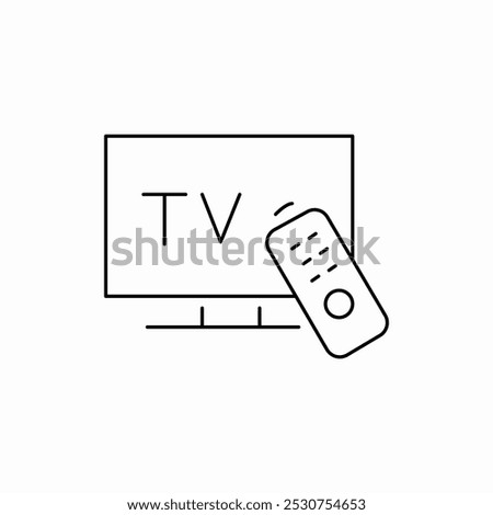 smart tv icon sign vector