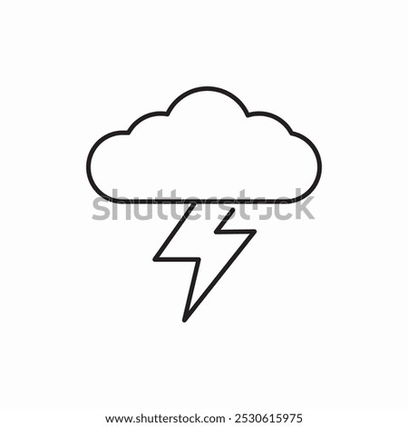 stormy weather icon sign vector