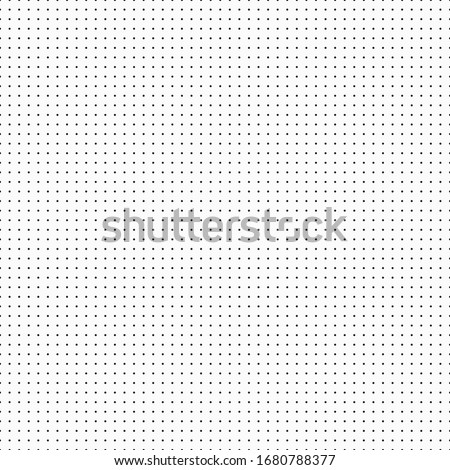 Vector template background from dots for daily notes and drawing. Seamless vector dot pattern.