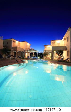Luxurious villas resort in Greece