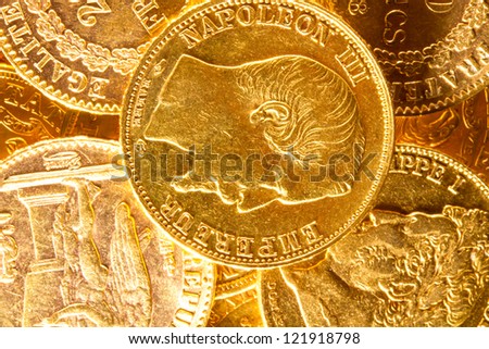 Gold Napoleon coins treasure