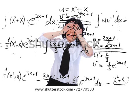 Mathematics Teacher Wearing Glasses. Stock Photo 72790330 : Shutterstock